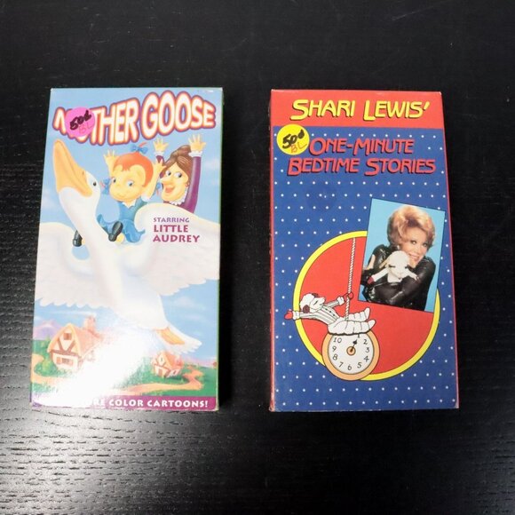 8pc Vintage 90s Classic Childrens Cartoons VHS Lot - Charlie Brown, Shari Lewis - Picture 4 of 9